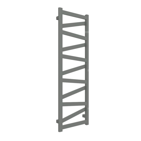 Grzejnik drabinkowy TERMA VIPERA, podłączenie ZX, wym. 1230 x 400 mm, kolor nowoczesna szarość, moc 382W