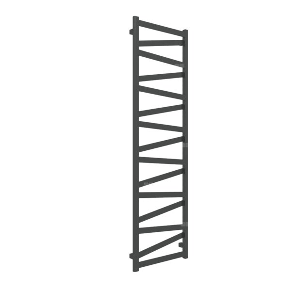Grzejnik drabinkowy TERMA VIPERA, podłączenie SX, wym. 1710 x 500 mm, kolor czarny RAL9011, moc 627W