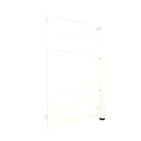 Grzejnik drabinkowy TERMA VIPERA ONE, podłączenie S1, wym. 750 x 500 mm, kolor biały soft RAL9016, moc 280W