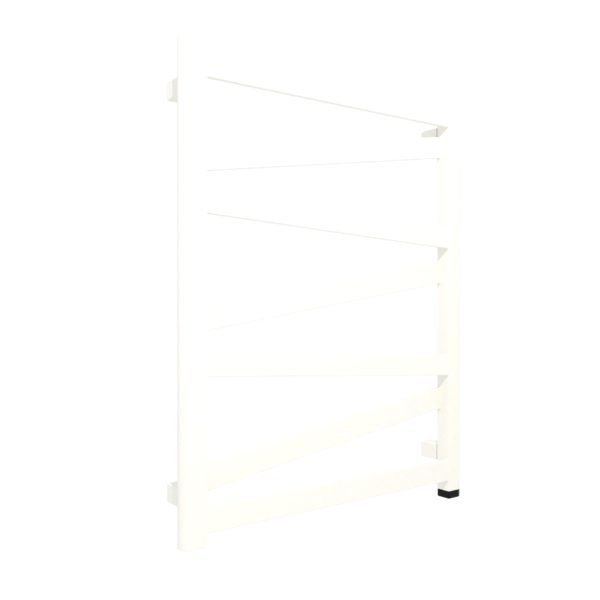 Grzejnik drabinkowy TERMA VIPERA ONE, podłączenie S8, wym. 750 x 600 mm, kolor biały soft RAL9016, moc 322W