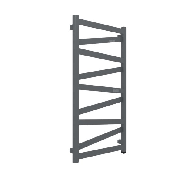 Grzejnik drabinkowy TERMA VIPERA ONE, podłączenie S8, wym. 990 x 500 mm, kolor czarny anodowy, moc 368W