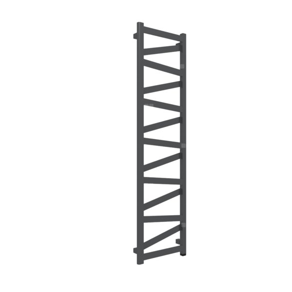 Grzejnik drabinkowy TERMA VIPERA ONE, podłączenie S1, wym. 1470 x 400 mm, kolor metaliczna czerń, moc 457W