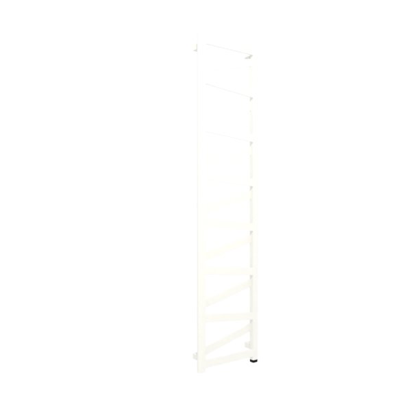 Grzejnik drabinkowy TERMA VIPERA ONE, podłączenie S1, wym. 1710 x 400 mm, kolor biały sygnałowy RAL9003, moc 531W