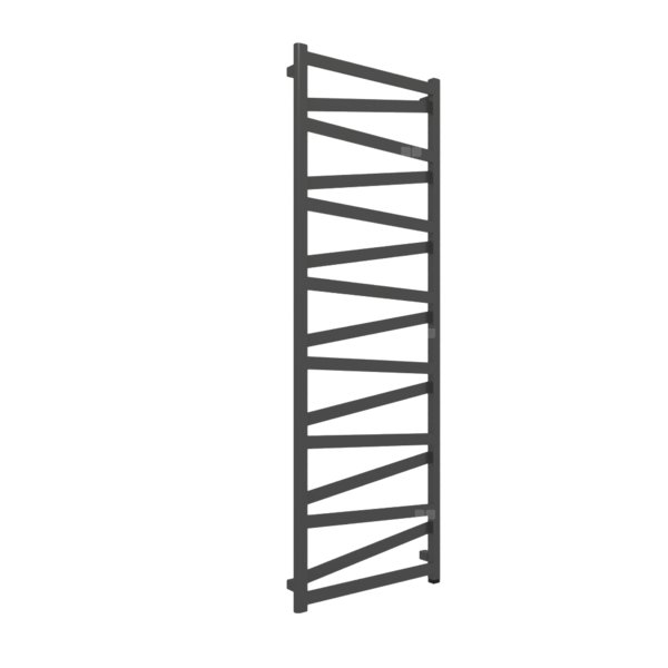Grzejnik drabinkowy TERMA VIPERA ONE, podłączenie S8, wym. 1710 x 600 mm, kolor czarny RAL9017, moc 722W