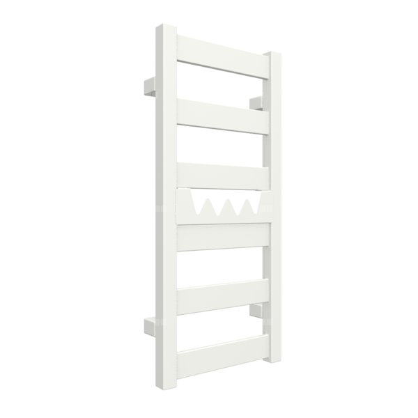 Grzejnik elektryczny TERMA VIVO 300 x 670 mm, kolor biała ściana, moc 200 W, podłączenie E8, kabel spiralny z wtyczką