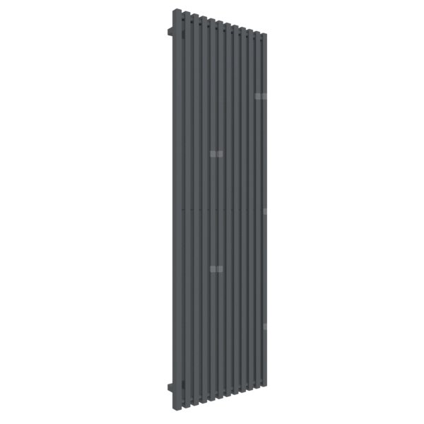 Grzejnik drabinkowy TERMA TRIGA, podłączenie ZX, wym. 1900 x 580 mm, kolor czarny anodowy, moc 1442W