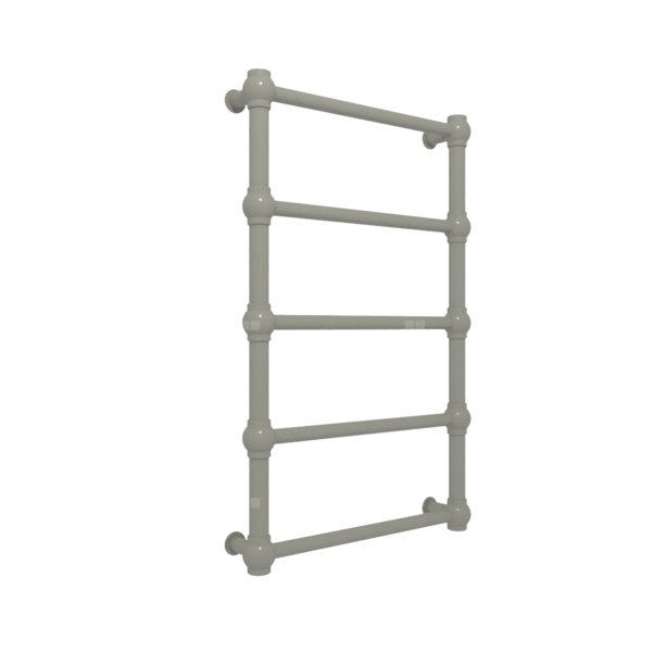 Grzejnik elektryczny TERMA RETRO 504 x 800 mm, kolor szary betonowy RAL7023, moc 200 W, podłączenie ES, kabel prosty bez wtyczki z maskownicą