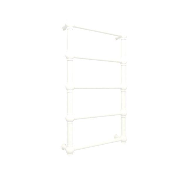 Grzejnik elektryczny TERMA RETRO 504 x 800 mm, kolor biała śmietana, moc 200 W, podłączenie E8, kabel prosty bez wtyczki złocisty