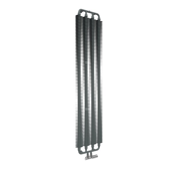 Grzejnik drabinkowy TERMA RIBBON V, podłączenie ZX, wym. 1720 x 390 mm, kolor metaliczny szary, moc 872W