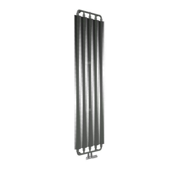 Grzejnik drabinkowy TERMA RIBBON V, podłączenie ZX, wym. 1920 x 490 mm, kolor błyszcząca szarość, moc 1240W