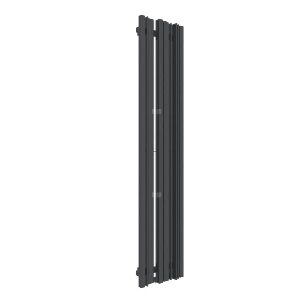 Grzejnik drabinkowy TERMA SHERWOODV, podłączenie Z8, wym. 1600 x 330 mm, kolor metaliczna czerń, moc 727W