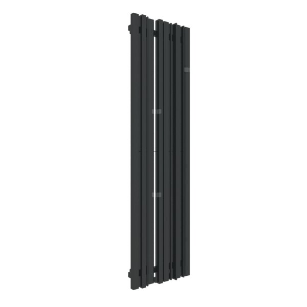 Grzejnik drabinkowy TERMA SHERWOODV, podłączenie ZX, wym. 1600 x 440 mm, kolor czarny jak kruk soft RAL9005, moc 969W