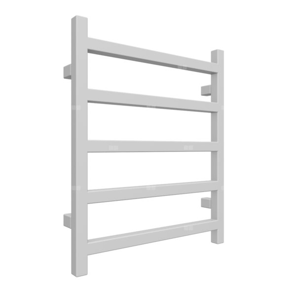 Grzejnik drabinkowy TERMA SIMPLE, podłączenie SX, wym. 600 x 500 mm, kolor stal nierdzewna, moc 217W