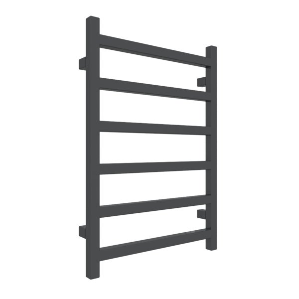 Grzejnik drabinkowy TERMA SIMPLE, podłączenie ZX, wym. 720 x 500 mm, kolor metaliczna czerń, moc 262W