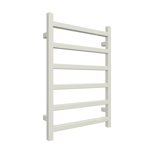 Grzejnik drabinkowy TERMA SIMPLE, podłączenie SX, wym. 720 x 500 mm, kolor biało-szary RAL9002, moc 262W