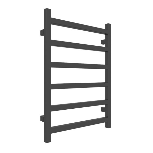 Grzejnik drabinkowy TERMA SIMPLE, podłączenie SX, wym. 720 x 500 mm, kolor czarny sygnałowy RAL9004, moc 262W