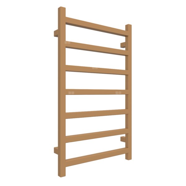 Grzejnik drabinkowy TERMA SIMPLE, podłączenie Z1, wym. 840 x 500 mm, kolor miedź, moc 306W