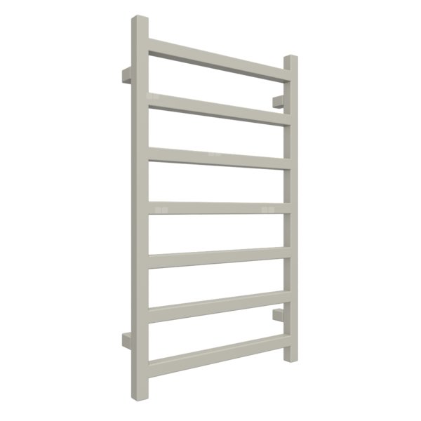 Grzejnik drabinkowy TERMA SIMPLE, podłączenie SX, wym. 840 x 500 mm, kolor szary jedwabisty RAL7044, moc 306W
