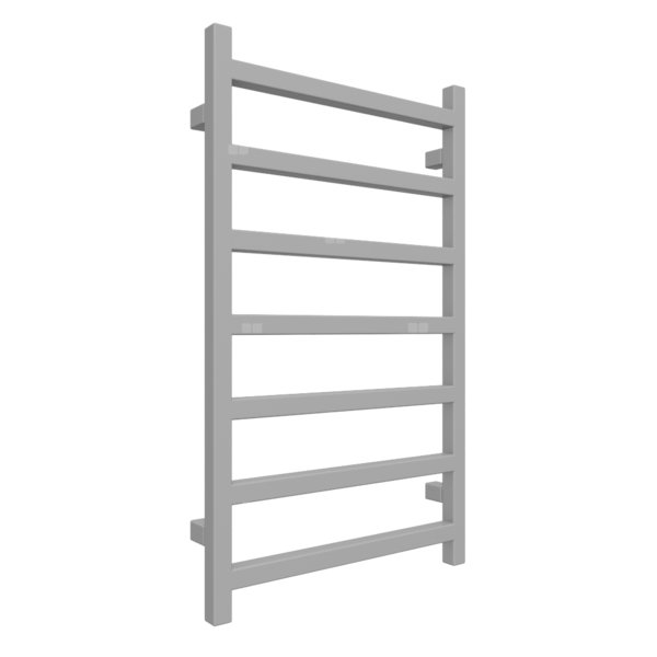 Grzejnik drabinkowy TERMA SIMPLE, podłączenie SX, wym. 840 x 500 mm, kolor diamentowe srebro, moc 306W