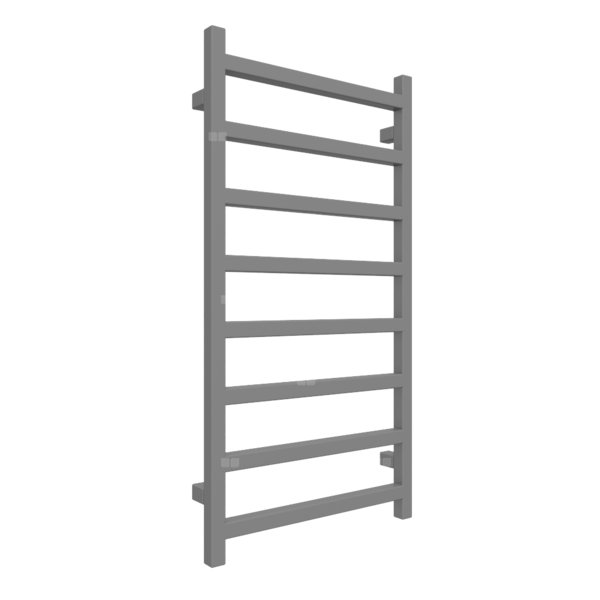 Grzejnik drabinkowy TERMA SIMPLE, podłączenie SX, wym. 960 x 500 mm, kolor szary kurz RAL7037, moc 351W