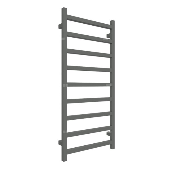 Grzejnik drabinkowy TERMA SIMPLE, podłączenie SX, wym. 1080 x 500 mm, kolor błyszcząca szarość, moc 396W
