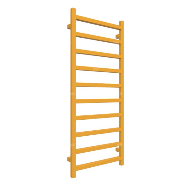 Grzejnik drabinkowy TERMA SIMPLE, podłączenie SX, wym. 1200 x 500 mm, kolor żółto-miodowy RAL1004, moc 440W