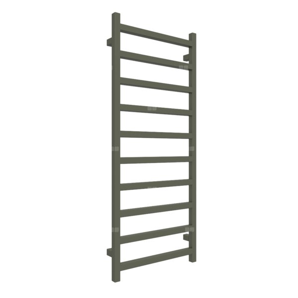 Grzejnik drabinkowy TERMA SIMPLE, podłączenie ZX, wym. 1200 x 500 mm, kolor zielony oliwkowy RAL6003, moc 440W