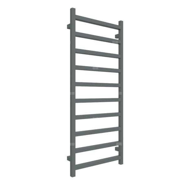 Grzejnik drabinkowy TERMA SIMPLE, podłączenie SX, wym. 1200 x 500 mm, kolor szary bazaltowy RAL7012, moc 440W