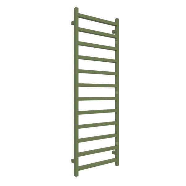 Grzejnik drabinkowy TERMA SIMPLE, podłączenie SX, wym. 1440 x 500 mm, kolor zieleń paproci RAL6025, moc 529W