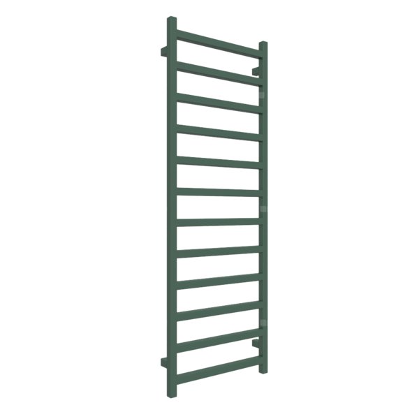 Grzejnik drabinkowy TERMA SIMPLE, podłączenie SX, wym. 1440 x 500 mm, kolor zielony sosnowy RAL6028, moc 529W