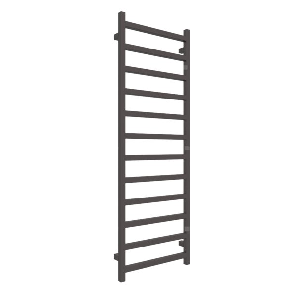 Grzejnik drabinkowy TERMA SIMPLE, podłączenie SX, wym. 1440 x 500 mm, kolor brązowy szary RAL8019, moc 529W