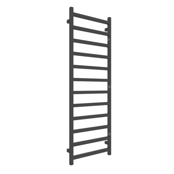 Grzejnik drabinkowy TERMA SIMPLE, podłączenie SX, wym. 1440 x 500 mm, kolor czarny sygnałowy RAL9004, moc 529W