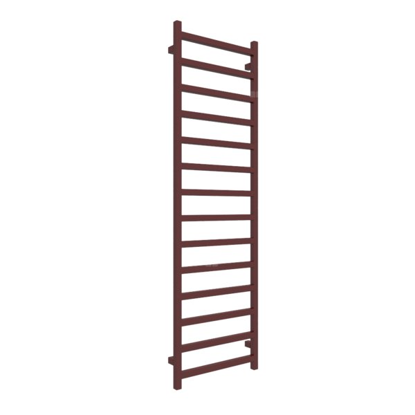 Grzejnik drabinkowy TERMA SIMPLE, podłączenie SX, wym. 1680 x 500 mm, kolor czerwony winny RAL3005, moc 618W