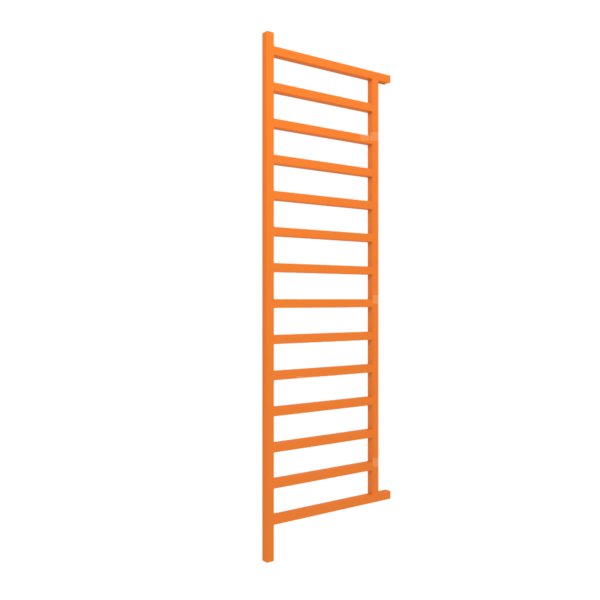 Grzejnik drabinkowy TERMA SIMPLE, podłączenie ZX, wym. 1755 x 500 mm, kolor pomarańczowy jasny RAL2000, moc 618W