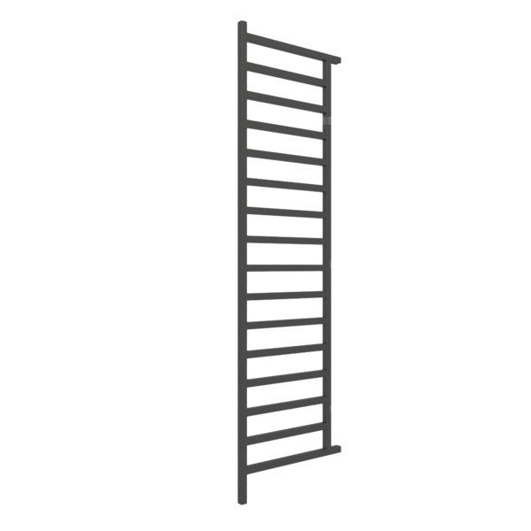 Grzejnik drabinkowy TERMA SimpleDW, podłączenie ZX, wym. 1995 x 500 mm, kolor czarny sygnałowy RAL9004, moc 707W