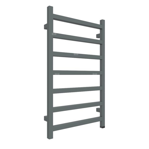 Grzejnik drabinkowy TERMA SIMPLE ONE, podłączenie S1, wym. 840 x 500 mm, kolor metaliczny szary, moc 306W