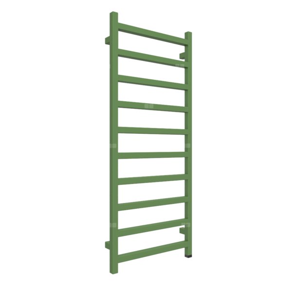 Grzejnik drabinkowy TERMA SIMPLE ONE, podłączenie S1, wym. 1200 x 500 mm, kolor zieleń majowa RAL6017, moc 440W