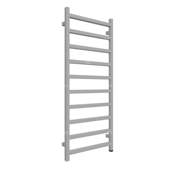 Grzejnik drabinkowy TERMA SIMPLE ONE, podłączenie S1, wym. 1200 x 500 mm, kolor jasne aluminium metaliczny RAL9006, moc 440W
