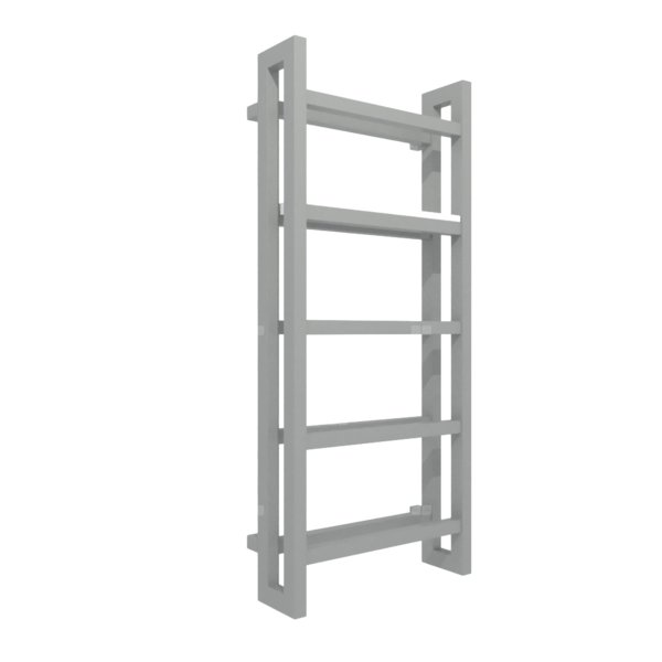 Grzejnik drabinkowy TERMA STAND, podłączenie SX, wym. 1150 x 500 mm, kolor sół & pieprz