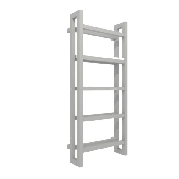 Grzejnik drabinkowy TERMA STAND, podłączenie SX, wym. 1150 x 500 mm, kolor diamentowe srebro, moc 615W
