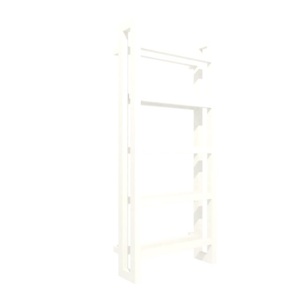 Grzejnik drabinkowy TERMA STAND, podłączenie L8, wym. 1150 x 500 mm, kolor biały drogowy RAL9016, moc 615W