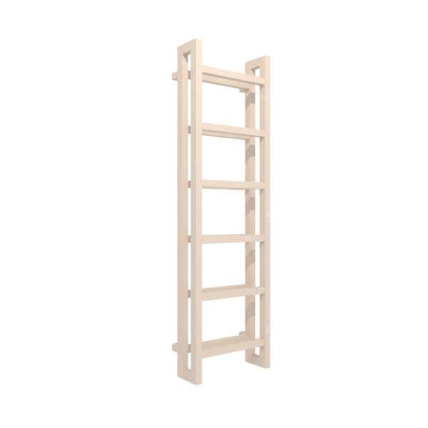 Grzejnik drabinkowy TERMA STAND, podłączenie LX, wym. 1380 x 400 mm, kolor jasna kość słoniowa RAL1015, moc 660W