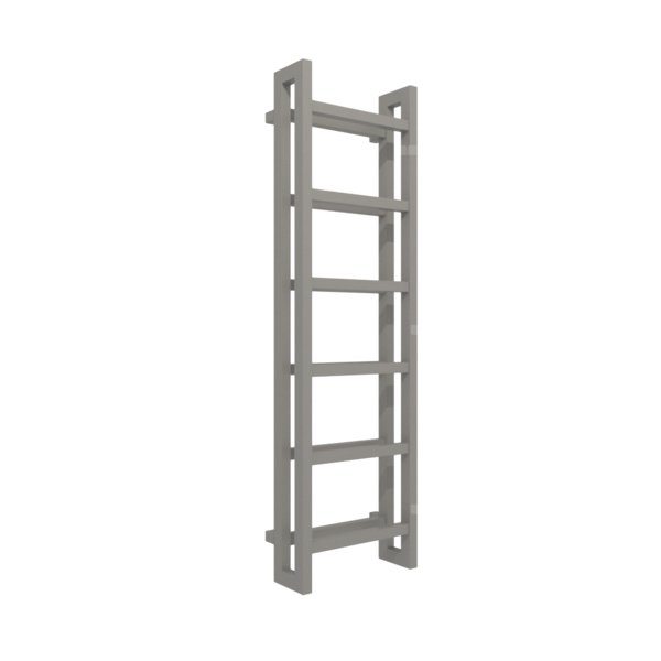 Grzejnik drabinkowy TERMA STAND, podłączenie SX, wym. 1380 x 400 mm, kolor grafit, moc 660W