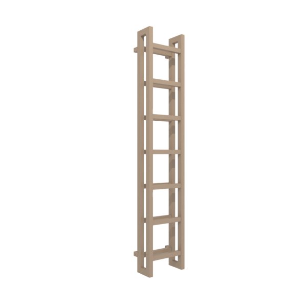 Grzejnik drabinkowy TERMA STAND, podłączenie SX, wym. 1610 x 300 mm, kolor jasna miedź, moc 674W