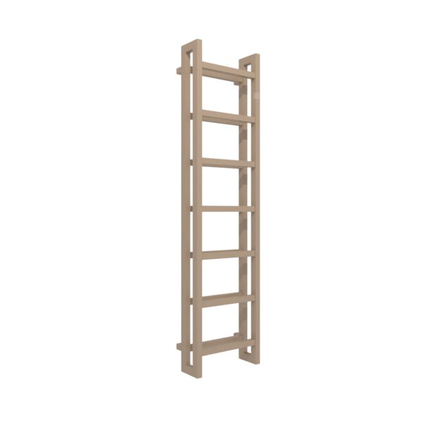 Grzejnik drabinkowy TERMA STAND, podłączenie SX, wym. 1610 x 400 mm, kolor kwarc, moc 773W