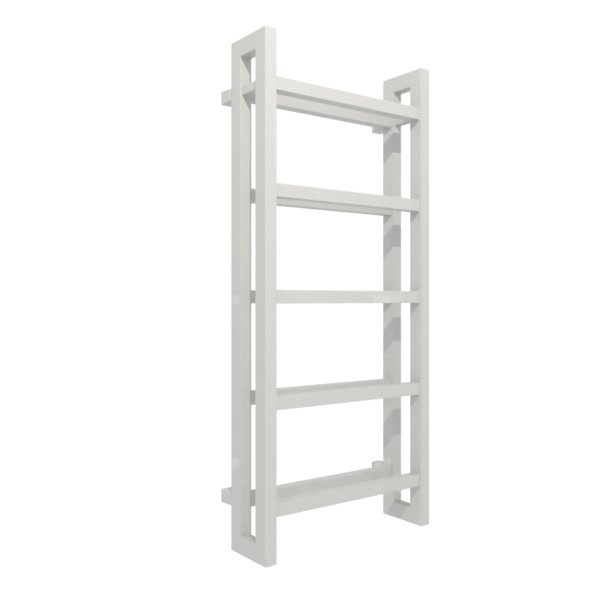 Grzejnik elektryczny TERMA STAND E 500 x 1150 mm, kolor burza nieba, moc 600 W, podłączenie E8, kabel spiralny z wtyczką