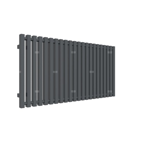 Grzejnik drabinkowy TERMA TRIGA, podłączenie SX, wym. 560 x 1080 mm, kolor czarny anodowy, moc 800W