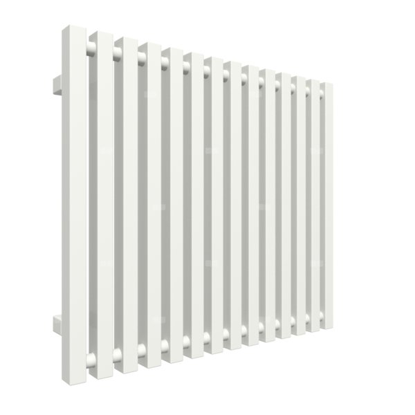 Grzejnik drabinkowy TERMA TRIGA, podłączenie V2, wym. 610 x 680 mm, kolor biała ściana, moc 554W