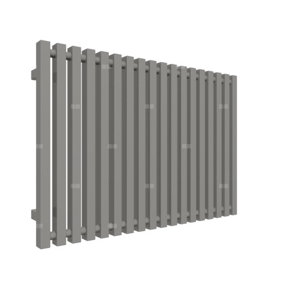 Grzejnik drabinkowy TERMA TRIGA, podłączenie V3, wym. 610 x 880 mm, kolor grafit, moc 717W
