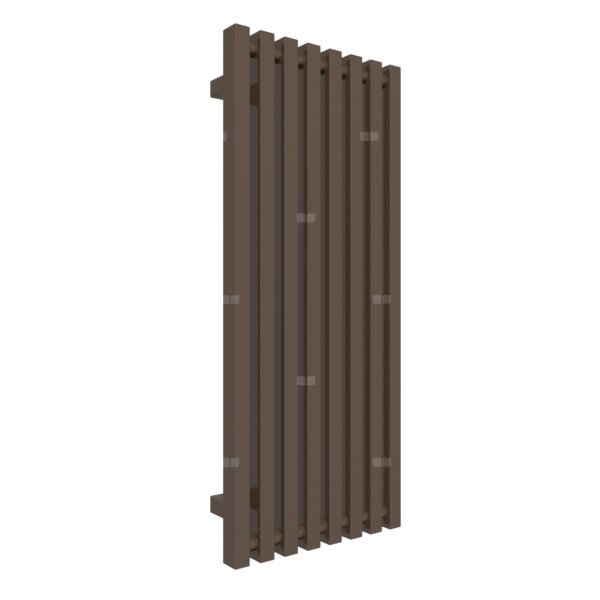 Grzejnik drabinkowy TERMA TRIGA, podłączenie SX, wym. 900 x 380 mm, kolor szlachetny brąz, moc 459W